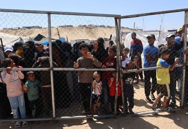 Palestinos recebem ajuda humanitária internacional em meio à guerra de Israel e Hamas | UNICEF/Eyad El Baba
