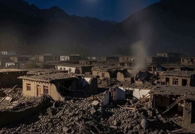 Tremor atingiu o leste do Afeganistão | Reprodução/redes sociais