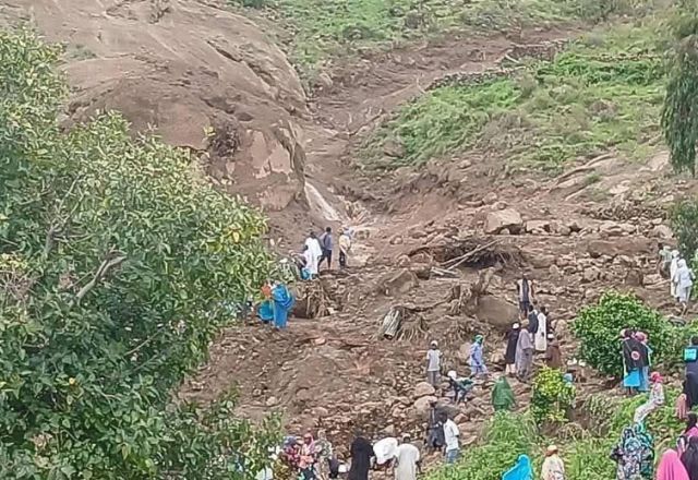 Deslizamento de terra deixou pelo menos 1.000 mortos no Sudão | Reprodução/redes sociais