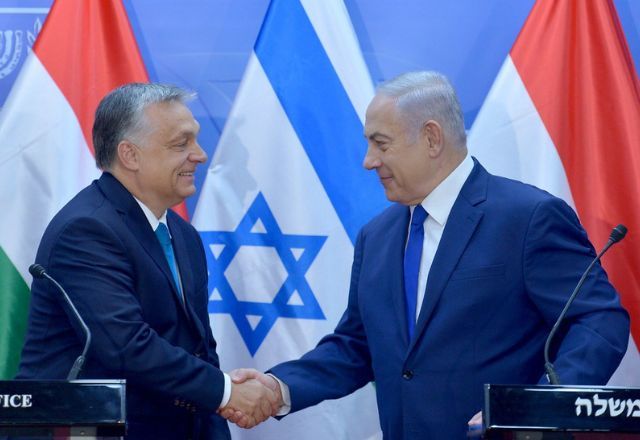 Primeiro-ministro húngaro, Vikton Órban, e o homólogo israelita, Benjamin Netanyahu | Flickr