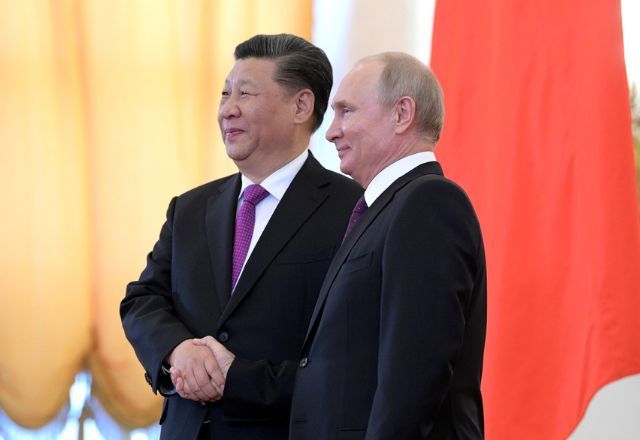 Líder chinês, Xi Jinping, e líder russo, Vladimir Putin | Flickr