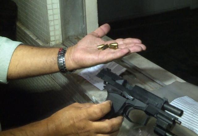 Foto da arma usada no crime para matar o pastor Anderson do Carmo
