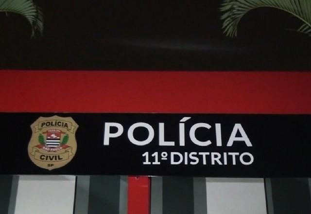 Frente de delegacia da Polícia Civil