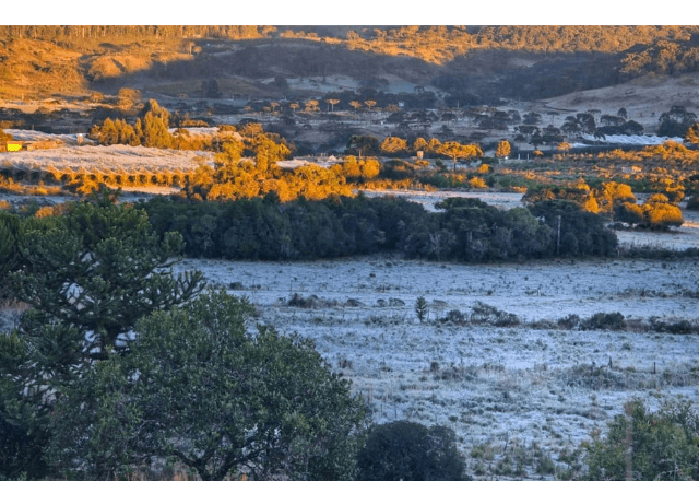 Frio continua em SC e Defesa Civil emite novo aviso para quarta-feira 13
