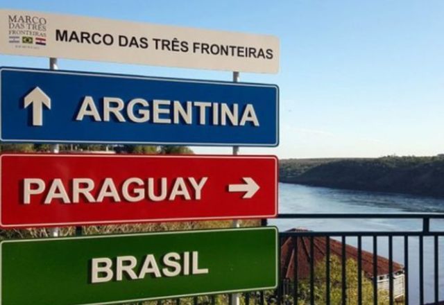 Marco das Três Fronteiras entre Argentina, Paraguai e Brasil | Reprodução /Ministério do Turismo