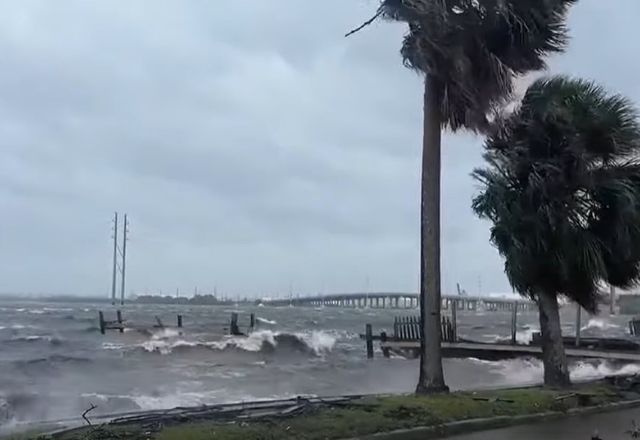 Helene perdeu força e passou a ser considerada uma tempestade tropical | Reprodução/SBT