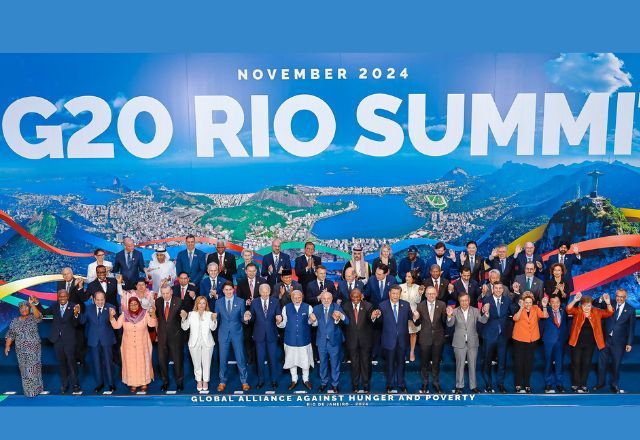 G20 durante cúpula no Rio de Janeiro | Ricardo Stuckert/PR