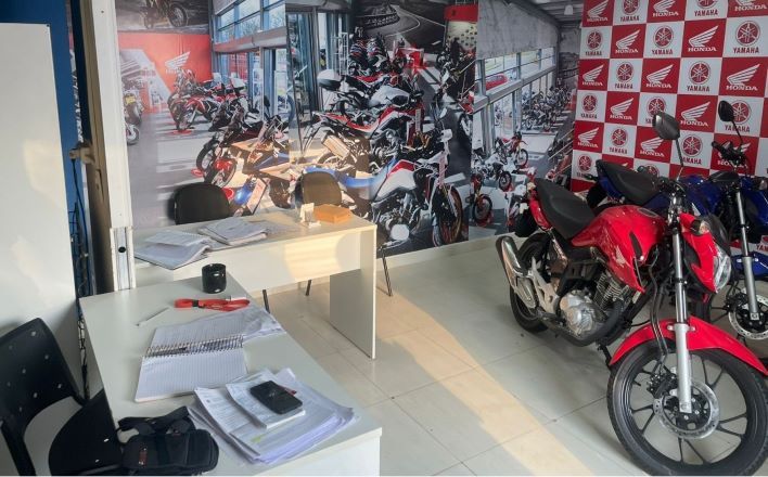 Golpes com motos | Divulgação/ PMDF