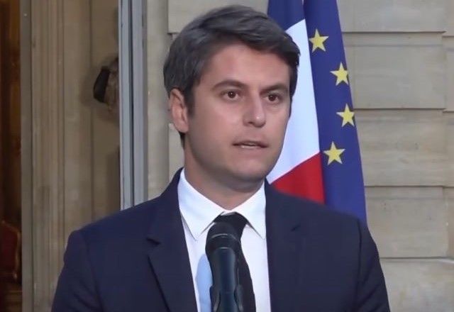 Gabriel Attal, primeiro-ministro da França | Reprodução