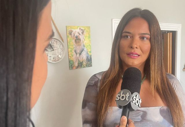 Geisy Arruda em entrevista ao SBT | Foto: Divulgação/SBT
