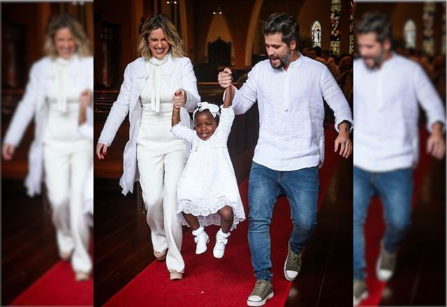 Gio, Bruno Gagliasso e Titi. Foto: Divulgação