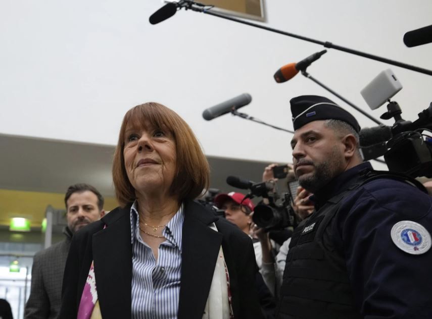 Gisèle Pelicot fala com a imprensa após julgamento histórico na França | AP Photo/Lewis Joly