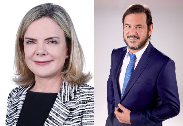 Gleisi Hoffmann e Antonio Rueda | Fotos: Câmara dos Deputados e União Brasil