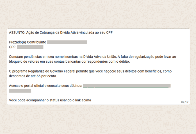 Montagem a partir de mensagem enviada por golpistas | SBT News