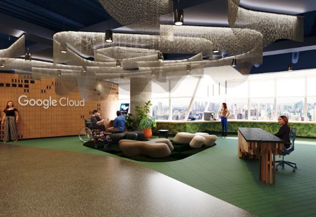 Google Cloud Space é o 7º espaço do tipo instalado pelo Google no mundo | Divulgação/Google Cloud