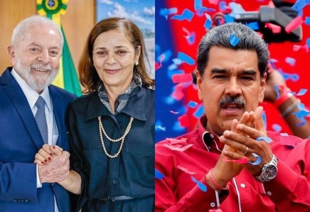 Governo Lula vai enviar embaixadora do Brasil em Caracas para posse de Maduro | Divulgação/Ricardo Stuckert/PR e Reprodução