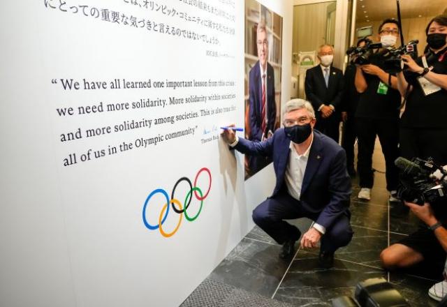 Presidente do COI, Thomas Bach | IOC / Greg Martin