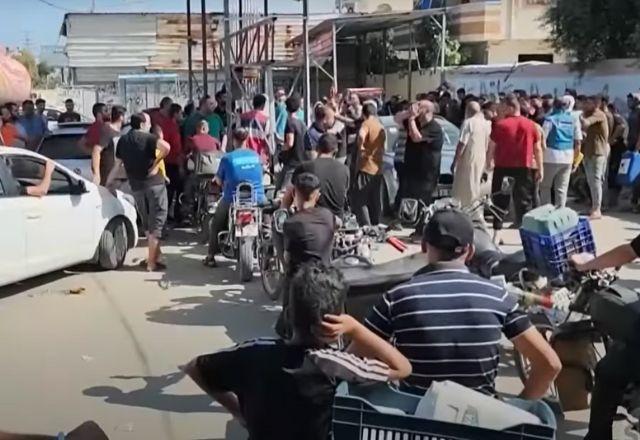 Grupo aguarda para deixar a Faixa de Gaza
