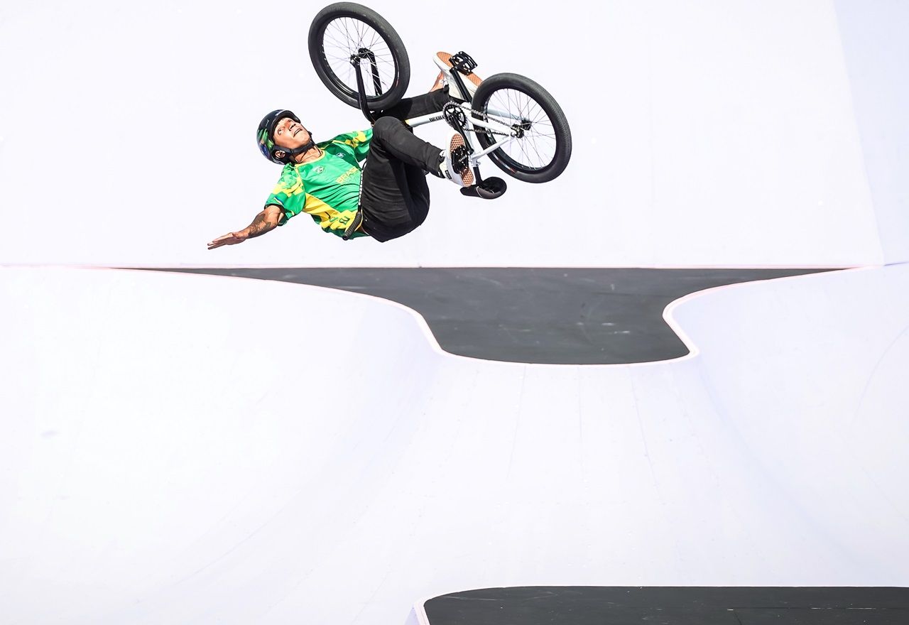 "Bala Loka" não conseguiu o pódio nas finais de ciclismo BMX Freestyle | Gaspar Nóbrega/COB