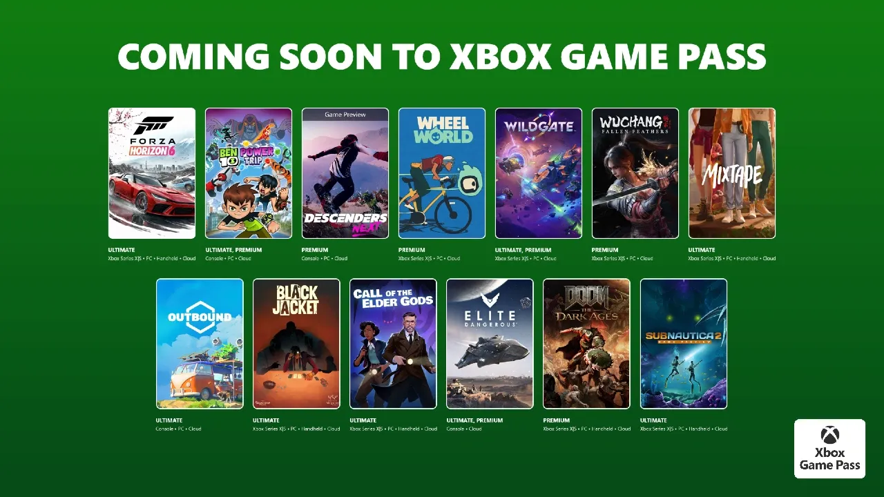'Xbox Game Pass' em maio: 'Forza Horizon 6', 'Subnautica 2' e novos jogos chegam ao catálogo 'Xbox Game Pass' em maio: 'Forza Horizon 6', 'Subnautica 2' e novos jogos chegam ao catálogo