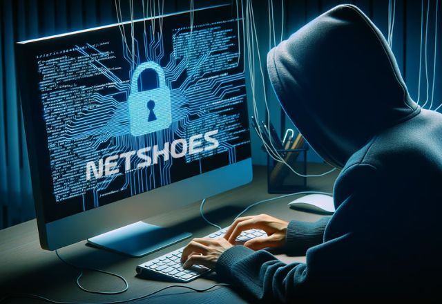 Histórico de compras, dados completos de milhões de consumidores foram postos à venda por US$ 500 em fórum hacker | Imagem gerada por IA/Montagem/Cido Coelho/SBT News