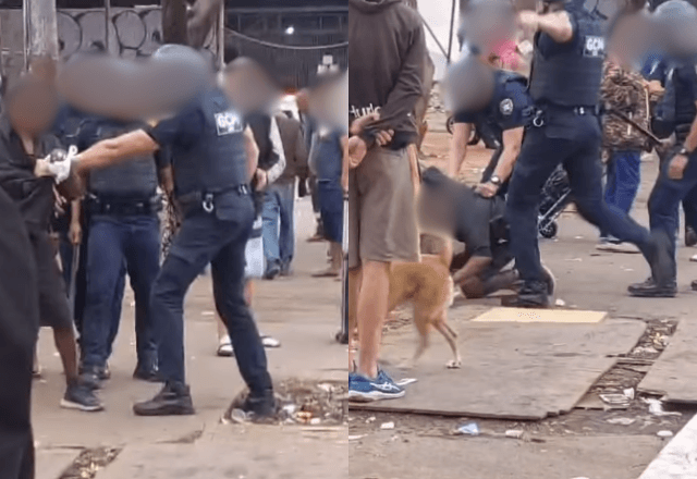 Homem em situação de rua é agredido por GCM's | Reprodução/Instagram