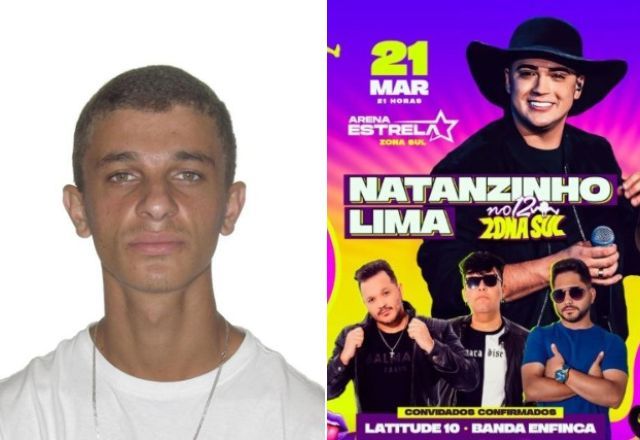 Homem morto a facadas durante show de Natanzinho Lima em SP | Reprodução/Agência SBT