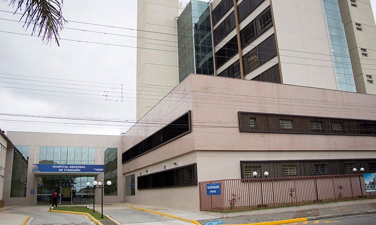 Jovem foi transferida para o Hospital Regional de Itanhaém | Divulgação/Prefeitura de Itanhaém
