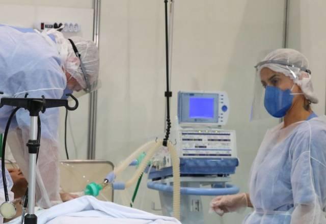 Hospital de campanha covid em SP