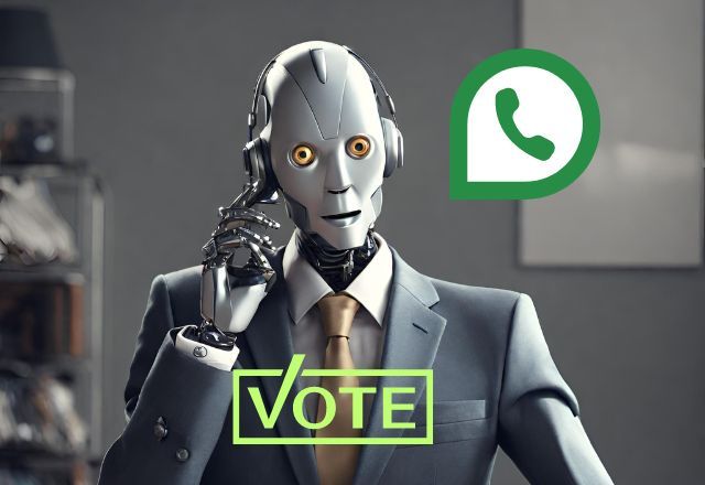 IA foi utilizada para espalhar falsa voz de candidato a prefeito líder nas pesquisas. TRE-PR exige da Meta a retirada do áudio do WhatsApp | Imagem gerada por IA
