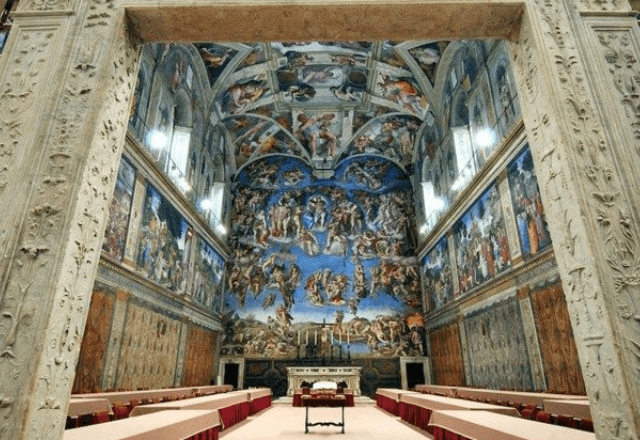 Capela Sistina, localizada dentro do Palácio Apostólico, residência oficial do Papa | Foto: Reprodução/Vatican News