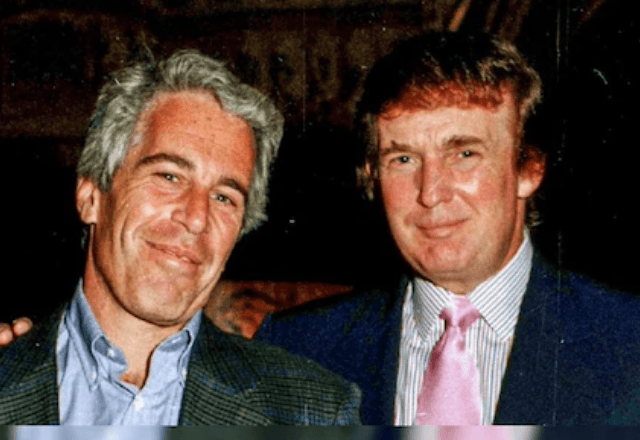 Jeffrey Epstein e Donald Trump | Reprodução