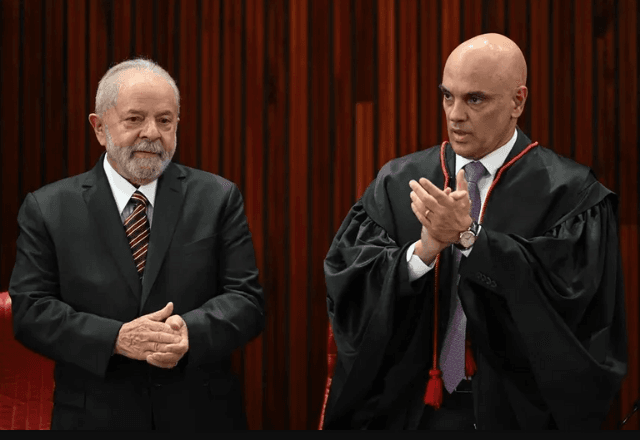 Petistas afastam imagem de Lula de Moraes e lembram de Temer Petistas afastam imagem de Lula de Moraes e lembram de Temer