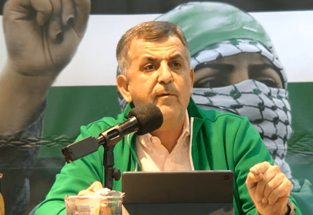 Ahmed Shehada, presidente do Instituto Brasil-Palestina, durante evento do Partido da Causa Operária (PCO) |  Reprodução/CausaOperariaTV