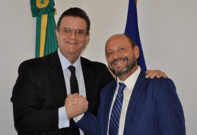 O ministro da Previdência Social, Wolney Queiroz, e o presidente do INSS, Gilberto Waller Júnior | Liliana Soares/Ascom/MPS