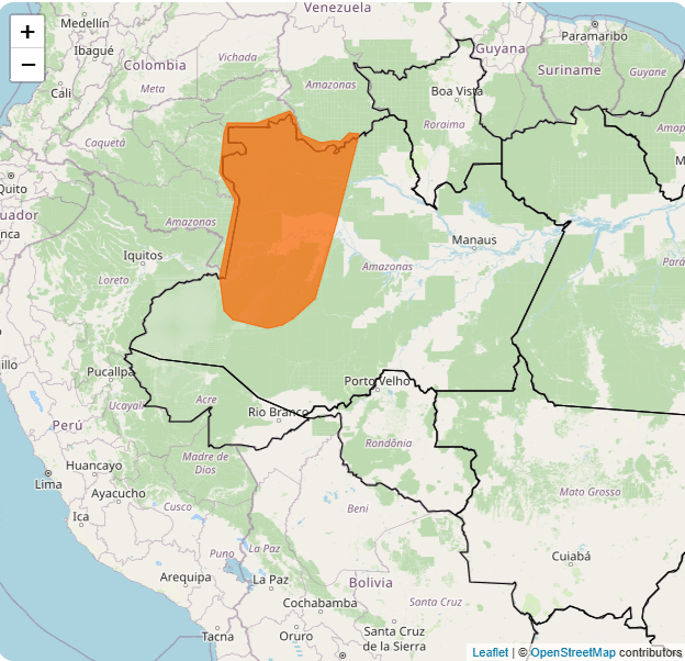Alerta laranja para chuvas intensas em parte do Amazonas | Reprodução/Inmet