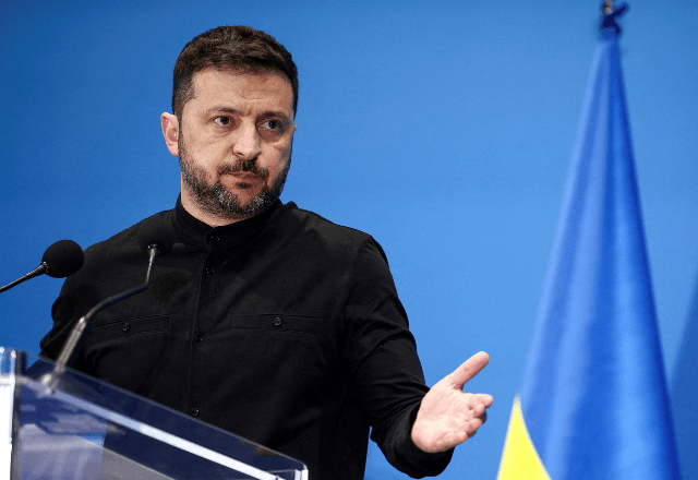 Presidente ucraniano Volodymyr Zelensky | Reprodução/Reuters 