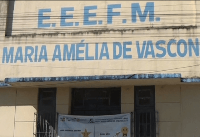 Escola onde estudantes foram contaminados com piolho de pombo | Foto: reprodução
