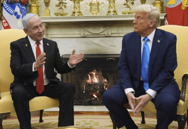 Trump e Netanyahu | Foto: reprodução/AP 