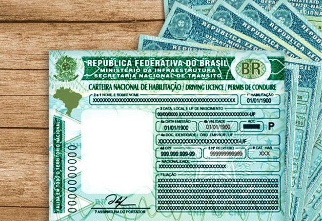 Imagem contento a Carteira Nacional de Trânsito