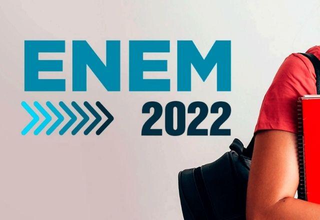 Imagem de divulgação da edição de 2022 do Enem