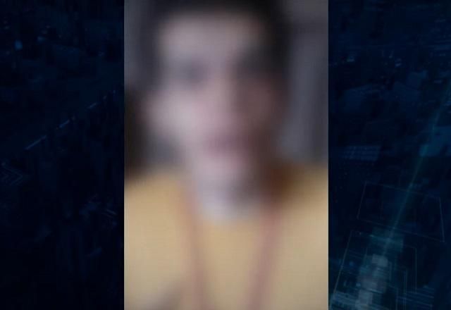 Imagem embaçada de jovem com esquzofrenia agredido em hospital de Uberlândia (MG)