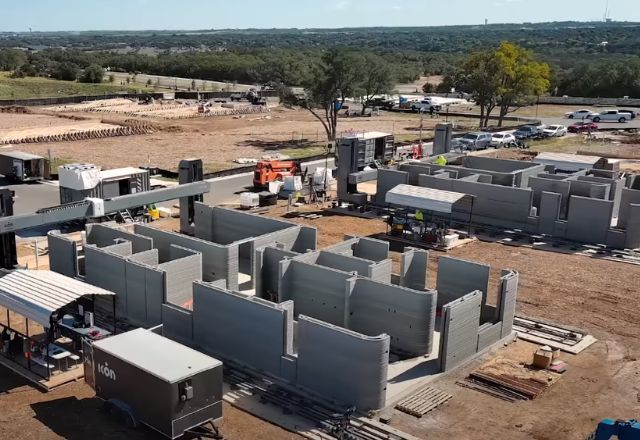 Impressora gigante economiza recursos, operários e constroi de forma rápida e eficiente | Reprodução/YouTube/Icon