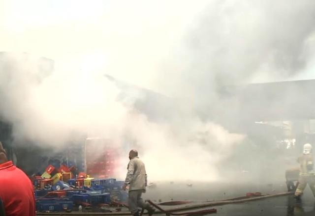 Incêndio no Ceasa