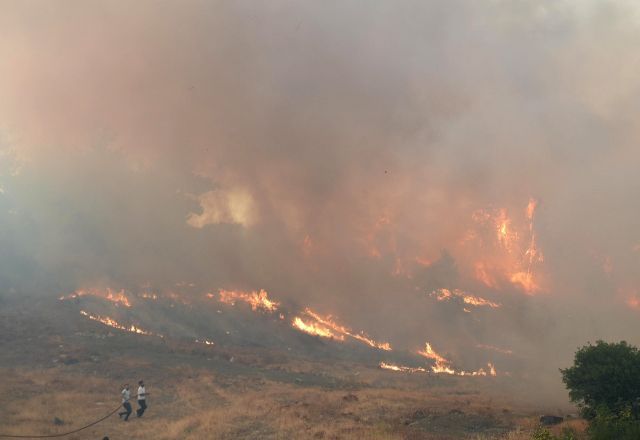 Incêndio florestal em Gursu, Turquia | Prefeitura de Gursu/REUTERS