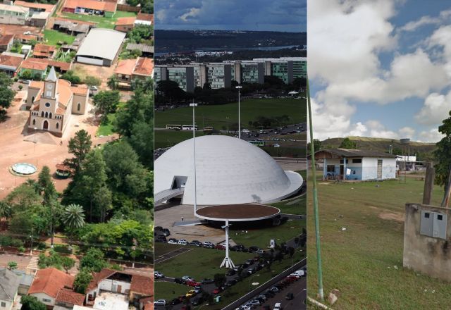 Índice mostra a desigualdade entre as regiões brasileiras | Montagem/Prefeitura de Gavião Peixoto/Wiki/Google Maps