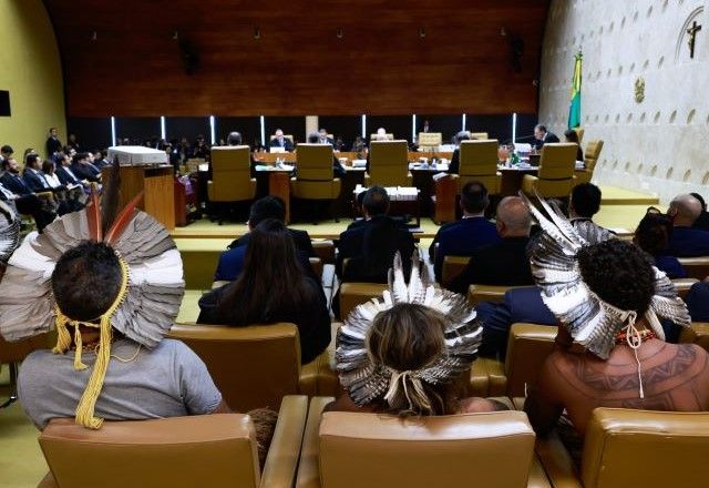 Indígenas no STF | Divulgação/Andressa Anholete/STF