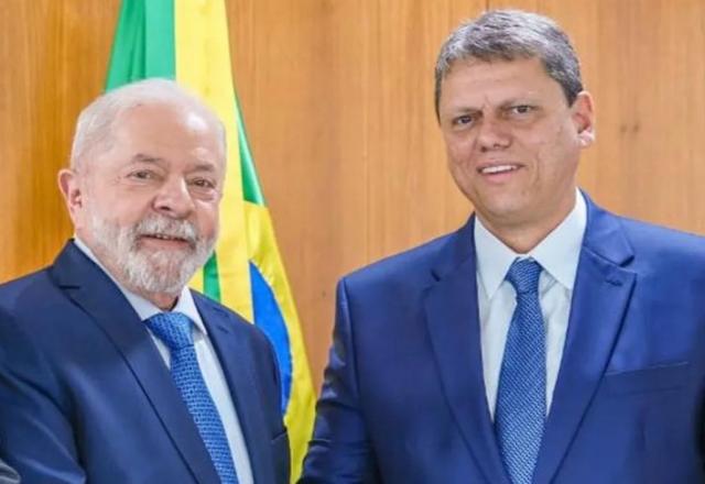 Márcio França posta foto de Lula com Tarcísio após Costa Filho assumir Portos e Aeroportos (Reprodução/Instagram)