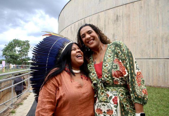 Nesta semana, as políticas iriam assumir o comando do Ministério da Igualdade Racial e do Ministério dos Povos Indígenas | Reprodução/Instagram aniellefranco