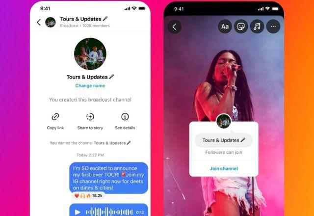 Instagram lança ferramenta 'canais'